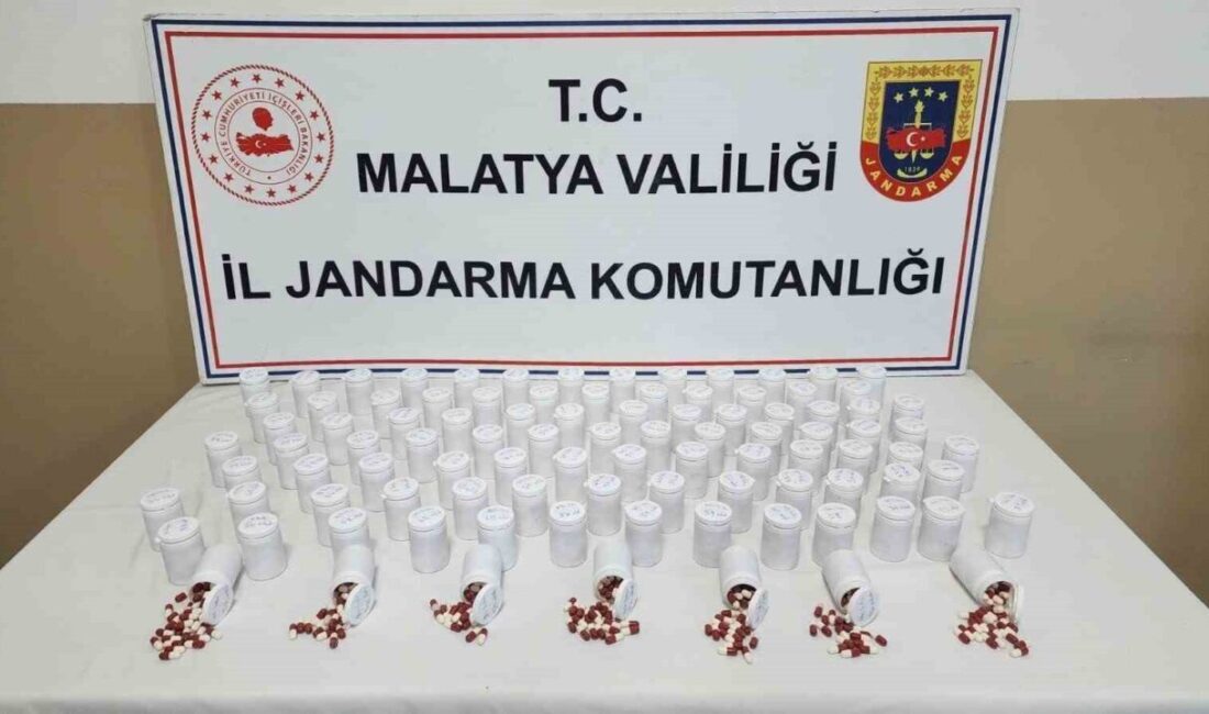 Malatya’da 5 bin 561 adet sentetik ecza hap ele geçirildi.