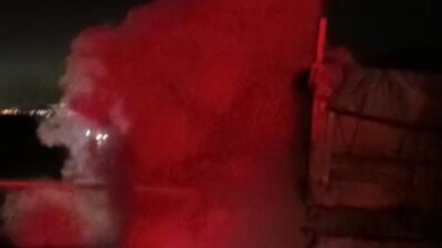 Malatya’nın Akçadağ ilçesinde amonyum nitrat yüklü tırda çıkan yangın paniğe