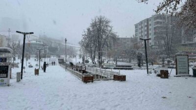 Malatya’da yoğun kar yağışı nedeniyle okullar 2 Ocak Cuma (yarın)