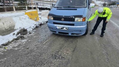 Malatya’da olumsuz hava şartlarına karşı sürücülerin güvenliğini sağlamak amacıyla kış