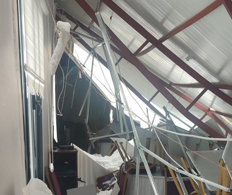 Malatya’nın Akçadağ ilçesinde etkili olan yoğun kar yağışı bir mevlit