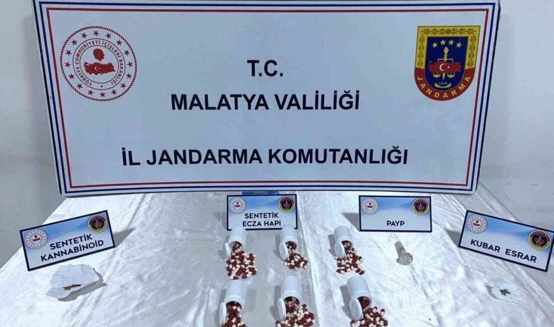 Malatya’da düzenlenen iki ayrı operasyonda toplam bin 627 adet sentetik