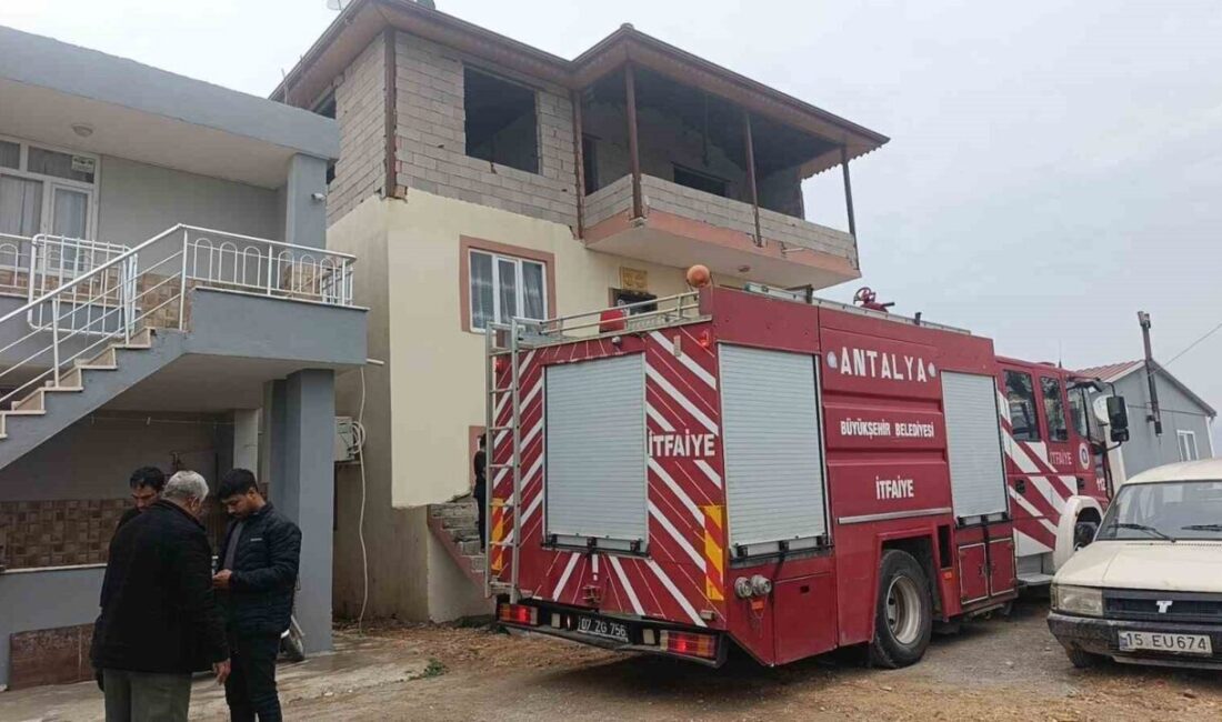 Antalya’nın Manavgat ilçesinde evde sobadan çıktığı değerlendirilen yangında 5 yaşındaki