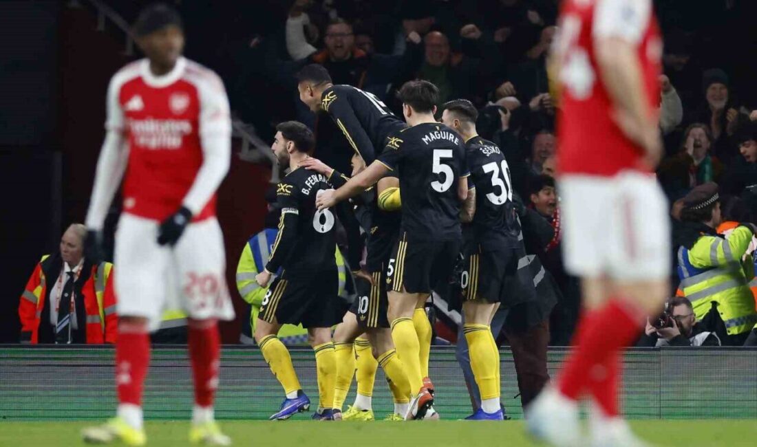 Manchester United, Premier Lig’in 23. haftasında deplasmanda karşılaştığı Arsenal’ı 3-2