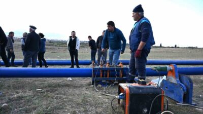 Manisa’nın Alaşehir ilçesi Yeşilyurt Mahallesi’nde 45 yıldır kullanılan asbestli içme