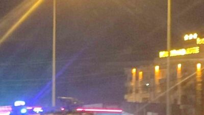 Mardin’in Nusaybin ilçesinde askeri araç ile otomobilin çarpıştığı kaza maddi