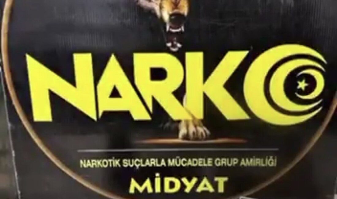 Mardin’in Midyat ilçesinde düzenlenen operasyonda içerisinde çikolata bulunan cam kavanozda