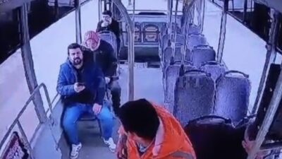 Mardin’in Kızıltepe ilçesinde özel halk otobüsünde fenalaşarak yere düşen 60