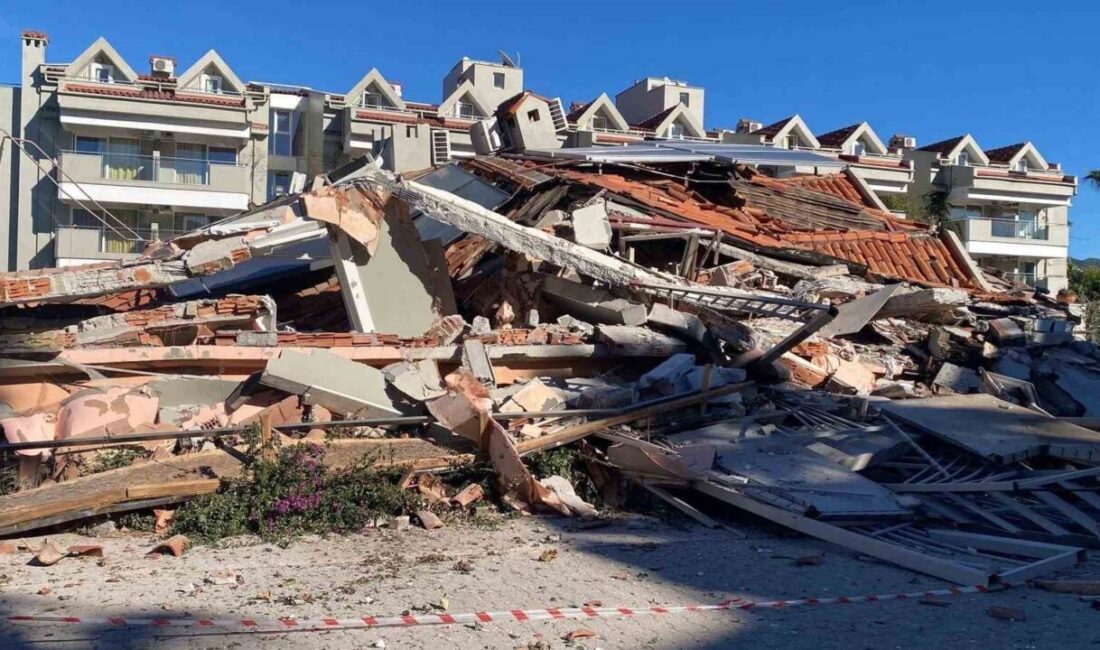 Muğla’nın Marmaris ilçesinde güçlendirme çalışması yapılan Begonville Hotel isimli apart