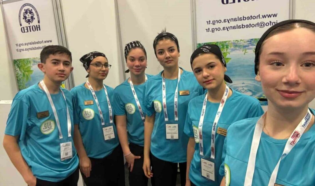 Antalya’da düzenlenen 11.Uluslararası Housekeeping Olimpiyatları’na katılan Menteşe Atatürk Turizm Mesleki