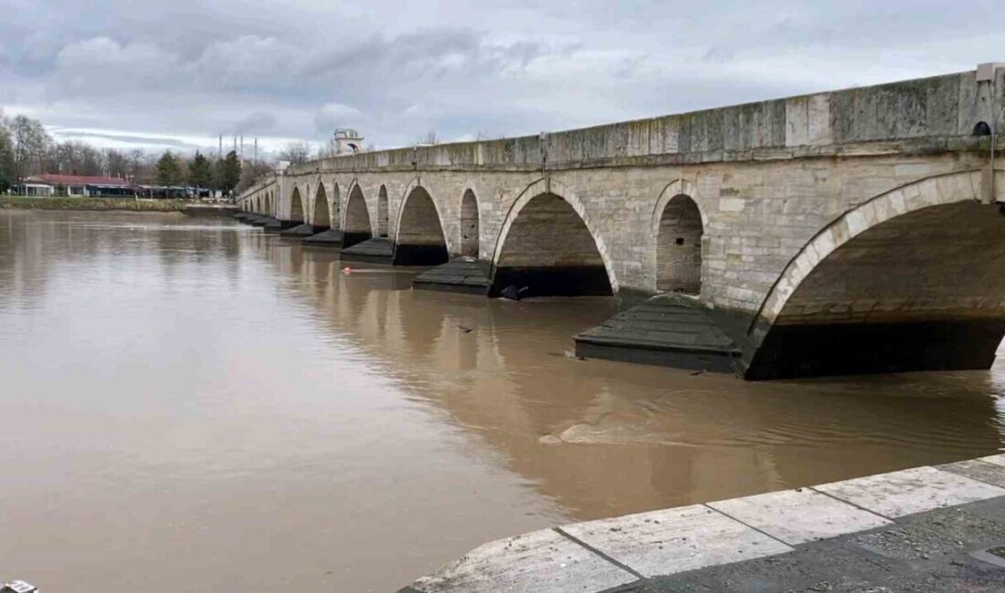 Bulgaristan ve Edirne bölgesinde etkili olan sağanak yağışların ardından Meriç