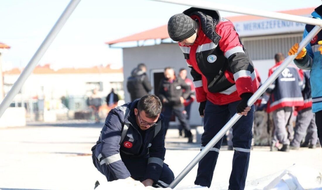 Merkezefendi Belediyesi bünyesinde afetler sonrası iyileştirme çalışmalarında görev alacak Yerel