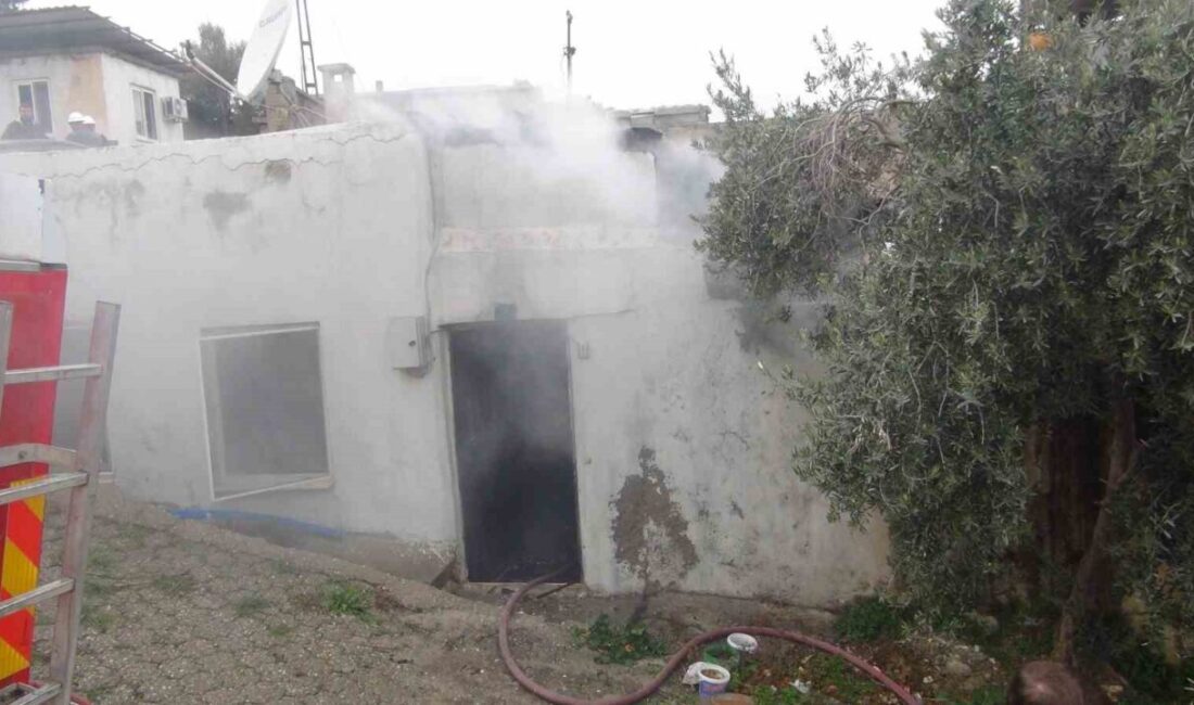 Mersin’in Silifke ilçesinde bir evde çıkan yangın paniğe neden oldu.