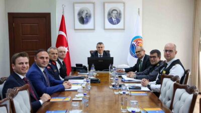 Mersin Valisi Atilla Toros başkanlığında, il genelinde güvenlik ve asayiş