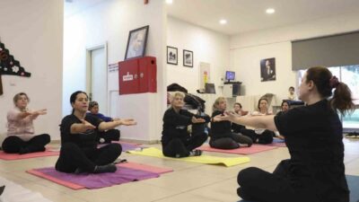 Mersin Büyükşehir Belediyesi tarafından düzenlenen ‘Kadınlara Özel Nefes ve Hareket