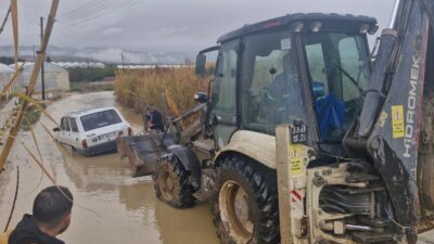 Mersin’de su baskınları ve sele neden olan yağışların ardından ekiplerin