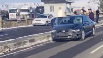 Batman’da bir kişinin hayatını kaybettiği trafik kazasının güvenlik kamerası görüntüleri
