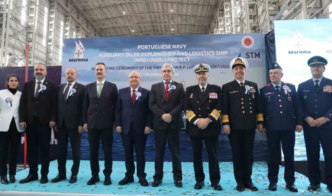 İstanbul’da inşası devam eden Portekiz Deniz Kuvvetleri’ne ait Denizde İkmal