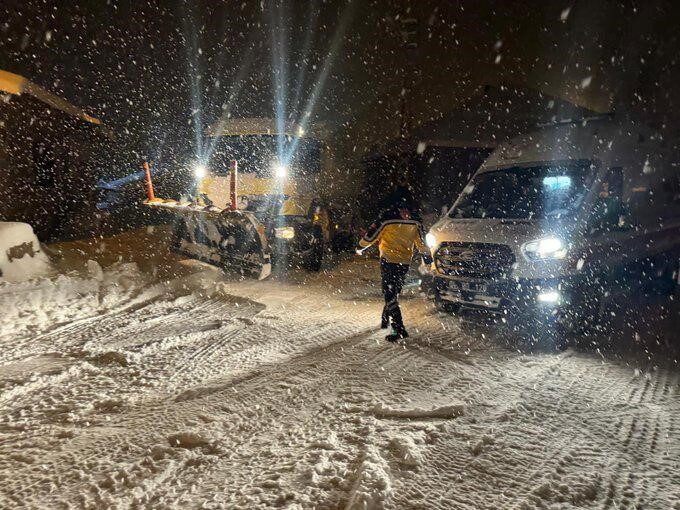 Ağrı’nın Patnos ilçesine bağlı Bozoğlak Köyü’nde rahatsızlanan 6 yaşındaki Yusuf