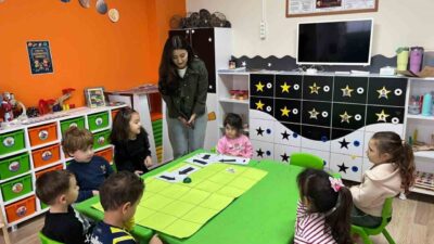 DÜZCE (İHA) – Düzce İl Özel İdaresi Gündüz Bakımevi öğrencileri,