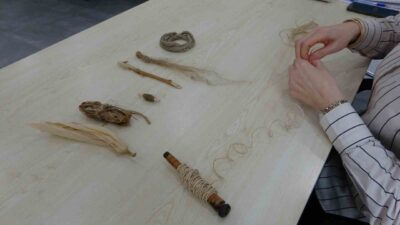 Trabzon’da Türkiye’de bir ilke imza atılarak mısır koçanından kıyafet tasarlandı.