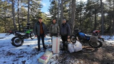 Osmaniye’de kendilerine “Zompçular Enduro Osmaniye” adını veren motosiklet grubu, Amanos