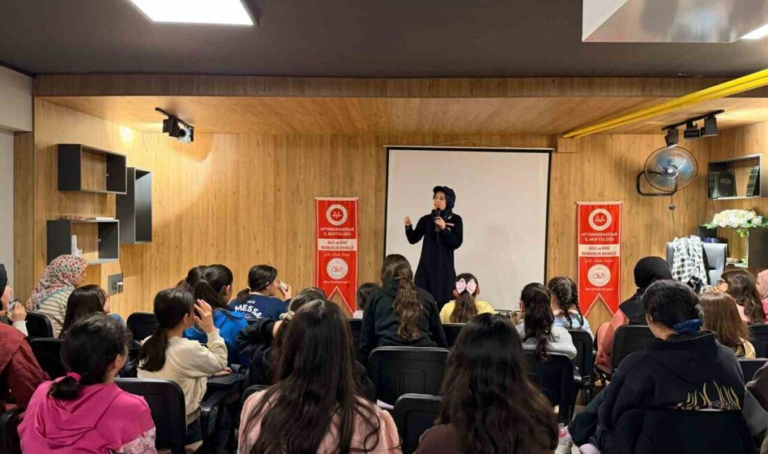 Afyonkarahisar İl Müftülüğü koordinesinde, Gençlik Koordinatörlüğü tarafından düzenlenen “Gençliğe Değer