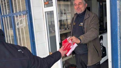 Muğla Büyükşehir Belediyesi, Türk bayrağına yönelik gerçekleştirilen saldırının ardından esnaf