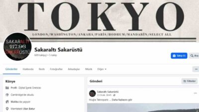 Muğla Cumhuriyet Başsavcılığı tarafından ‘Sakaraltı-Sakarüstü’ adlı sosyal medya hesabına yönelik