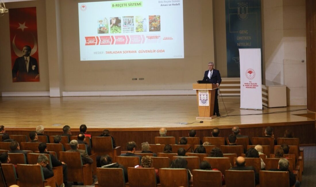 Muğla Tarım ve Orman İl Müdürlüğü ev sahipliğinde düzenlenen toplantıda