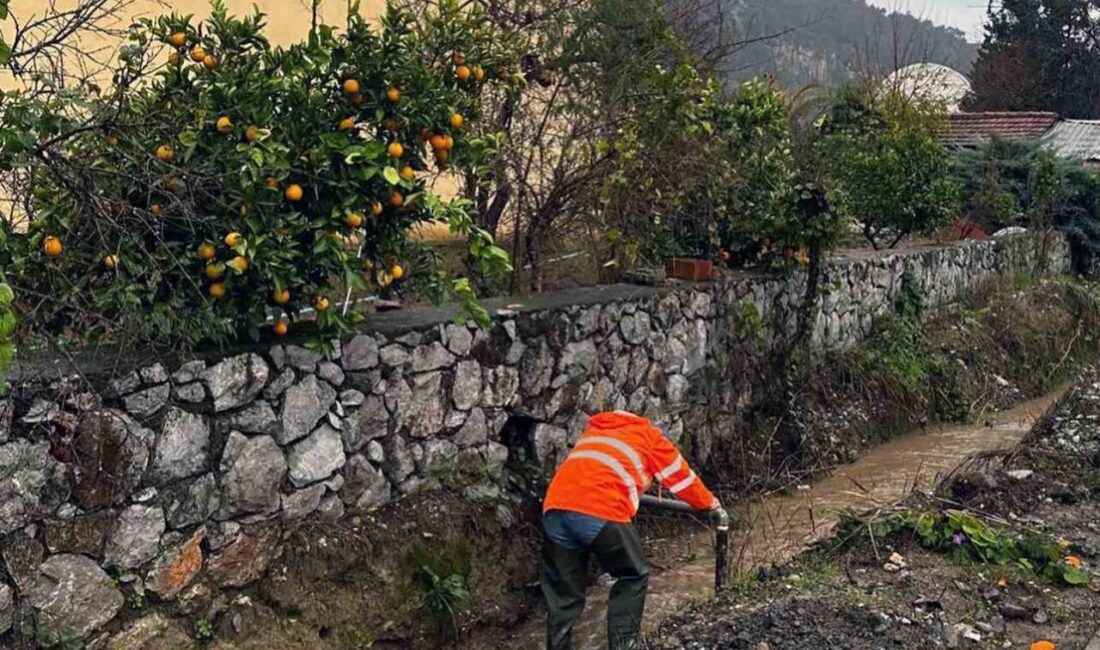 Meteoroloji Genel Müdürlüğü’nün Muğla geneli için sağanak yağış uyarısının ardından