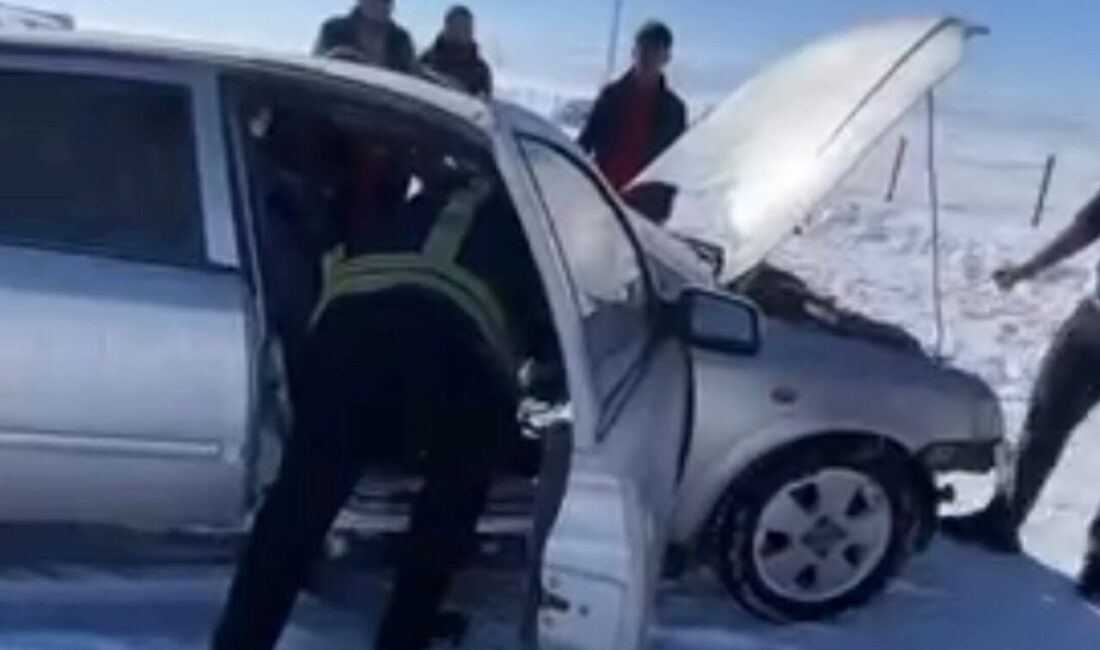 Muş’un Korkut ilçesine bağlı Altınova beldesinde seyir halindeyken aniden alev