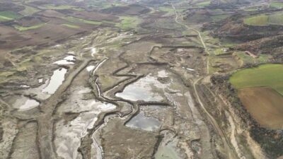 Tekirdağ’da içme suyu ve tarımsal sulamada kullanılan Naip Barajı’nda kuraklığın