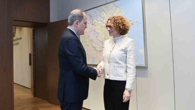 Azerbaycan Dışişleri Bakanı Ceyhun Bayramov, Bakü’yü ziyaret eden NATO Genel