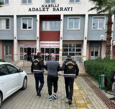Aydın’ın Nazilli ilçesinde polis ekipleri tarafından çeşitli suçlardan aranan 2