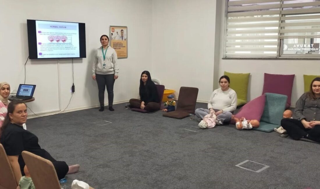 Nazilli İlçe Sağlık Müdürlüğü Gebe Okulu’nda gebelikten lohusalık dönemine kadar