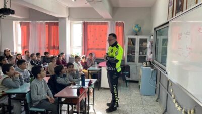 Nazilli’de Güvenli Trafik Eğitimi Projesi kapsamında Aydoğdu Adnan Menderes İlkokulu