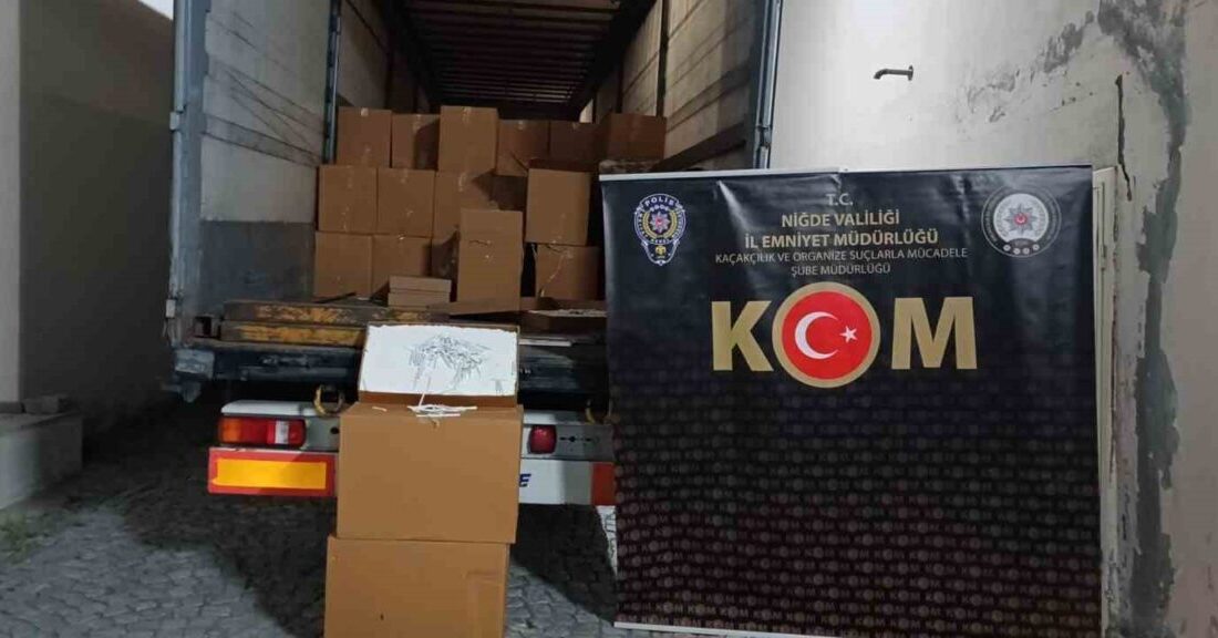 Niğde Cumhuriyet Başsavcılığı koordinesinde, İl Emniyet Müdürlüğü KOM ve İstihbarat