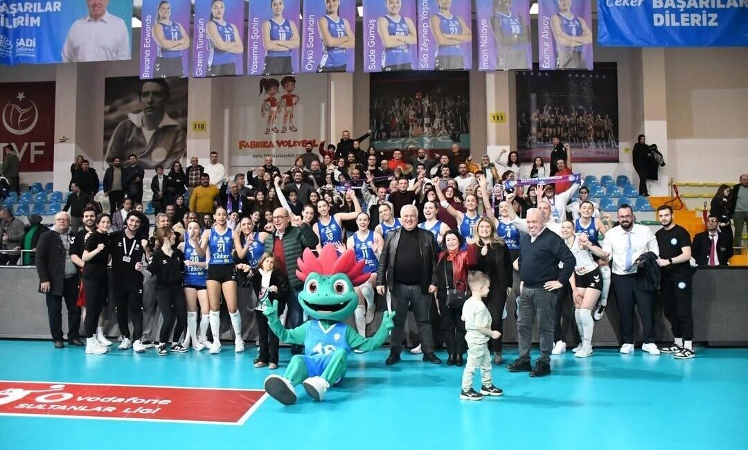 Vodafone Sultanlar Ligi’nin 14. haftasında seyircisi önünde Göztepe’yi konuk eden