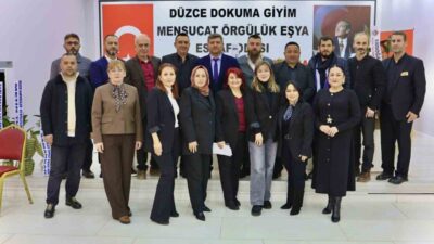 DÜZCE (İHA) – Düzce Dokuma Giyim, Mensucat ve Örgülük Eşya
