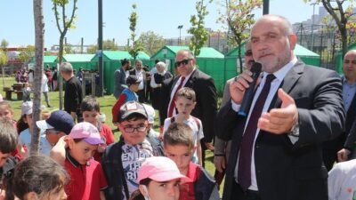 Canik Belediye Başkanı İbrahim Sandıkçı, Ödüllü Canik Sıfır Atık Köyü’nde