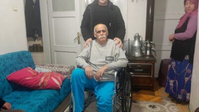 Karabük’te, geçirdiği iş kazası sonrası hayata tutunan tekstil işçisi Murat