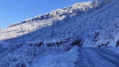 Ordu Valiliği, kar yağışı sonrası oluşan buzlanma nedeniyle 8 ilçenin