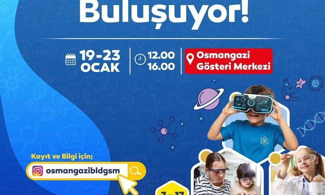 Bursa Osmangazi Belediyesi, 7-17 yaş arasındaki çocuklar ve gençler için