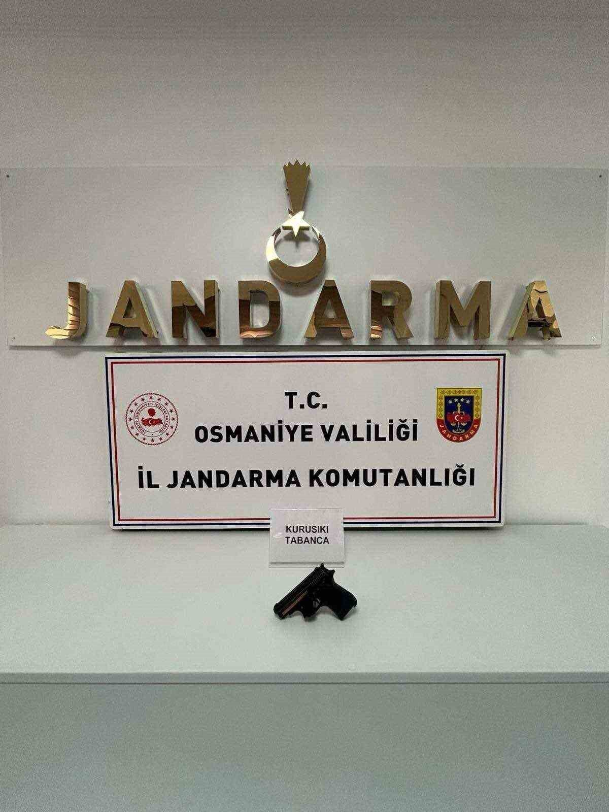 Osmaniye’de jandarma sorumluluk bölgesinde son bir haftada meydana gelen 100