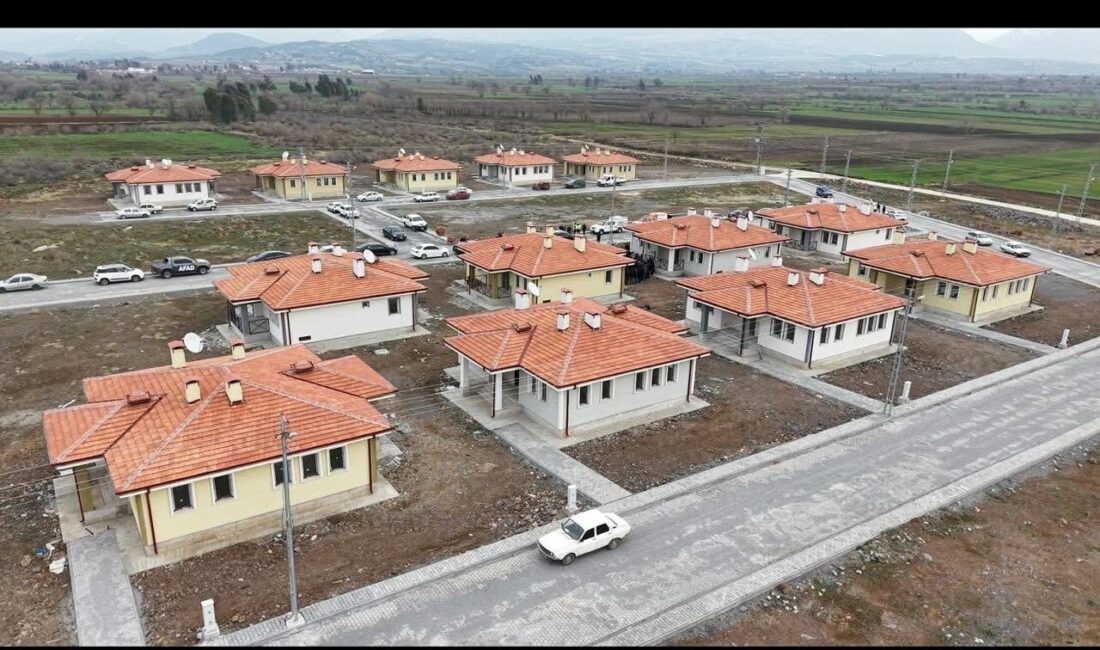 Kahramanmaraş merkezli 6 Şubat depremlerinden etkilenen Osmaniye’de yapımı tamamlanan 10