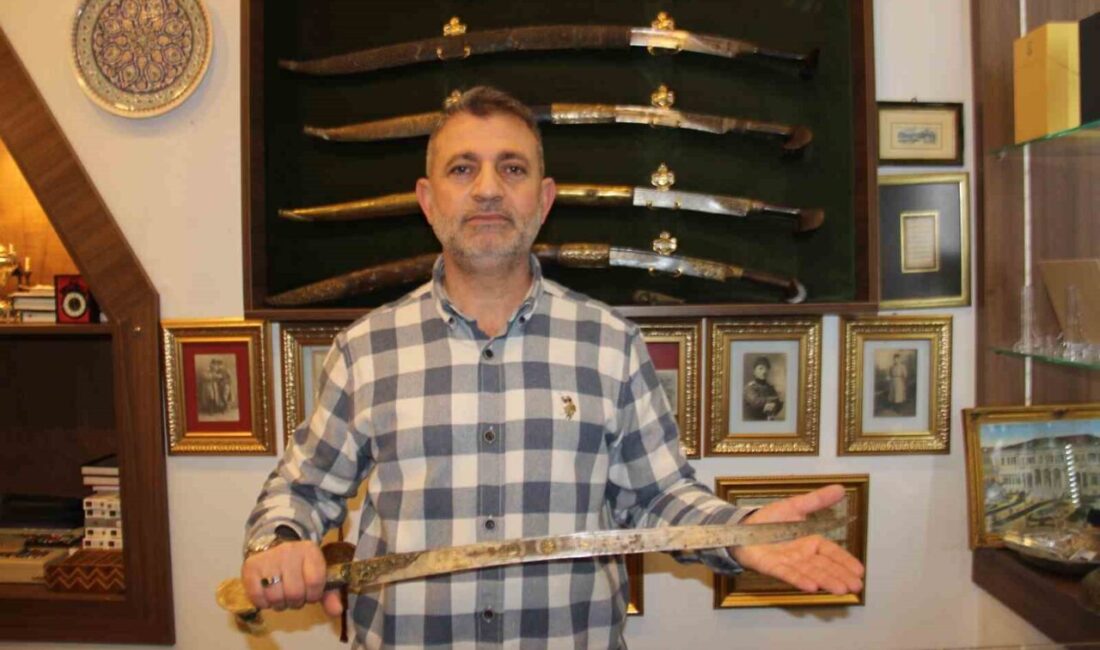 Kılıç ustası ve araştırmacı Murat Polat, Osmanlı’dan günümüze miras kalan,