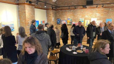 Otizmli ressam Alp Eren Candan, Eskişehir’de Atilla Özer Karikatürlü Ev’de