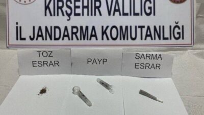 KIRŞEHİR (İHA) – Kırşehir’de jandarma ekipleri tarafından yapılan çalışmalarda otomobil