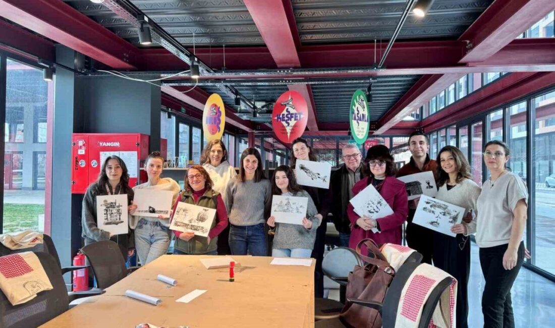 Nilüfer Belediyesi’nin düzenlediği “Depoda Sanat Var” programı, sanatseverleri deneysel üretim